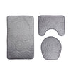 Three-piece Toilet Seat Toilet Mat Bathroom Non-slip Mat