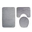 Three-piece Toilet Seat Toilet Mat Bathroom Non-slip Mat