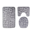 Three-piece Toilet Seat Toilet Mat Bathroom Non-slip Mat