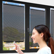 Sun-Shading Curtains,Roll-And-Pull Balcony Sun-Proof Window Blinds