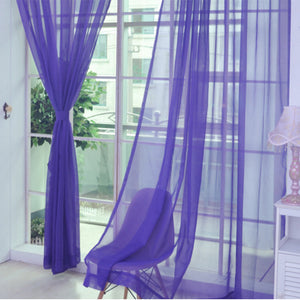 Curtains Solid Tulle Modern Curtains For Living Room Transparent Tulle Curtains Window Sheer For The Bedroom