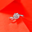 Female Ring Imitation Moissan Diamond Ring Female