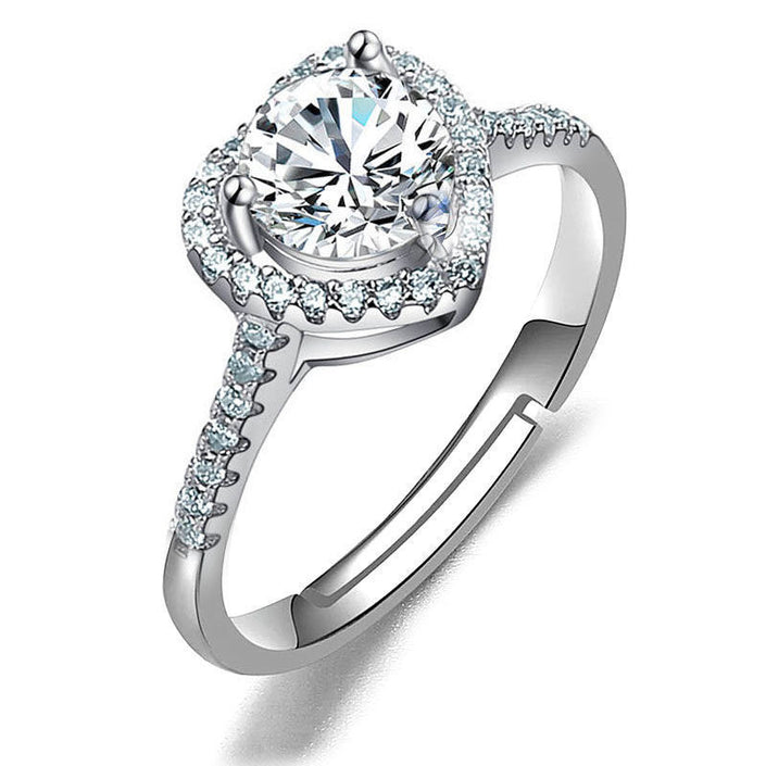 Female Ring Imitation Moissan Diamond Ring Female