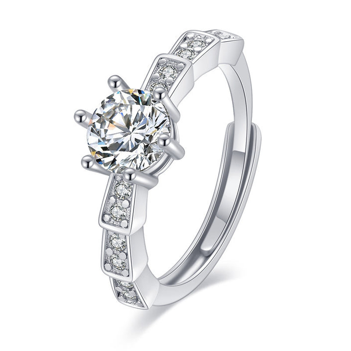 Female Ring Imitation Moissan Diamond Ring Female