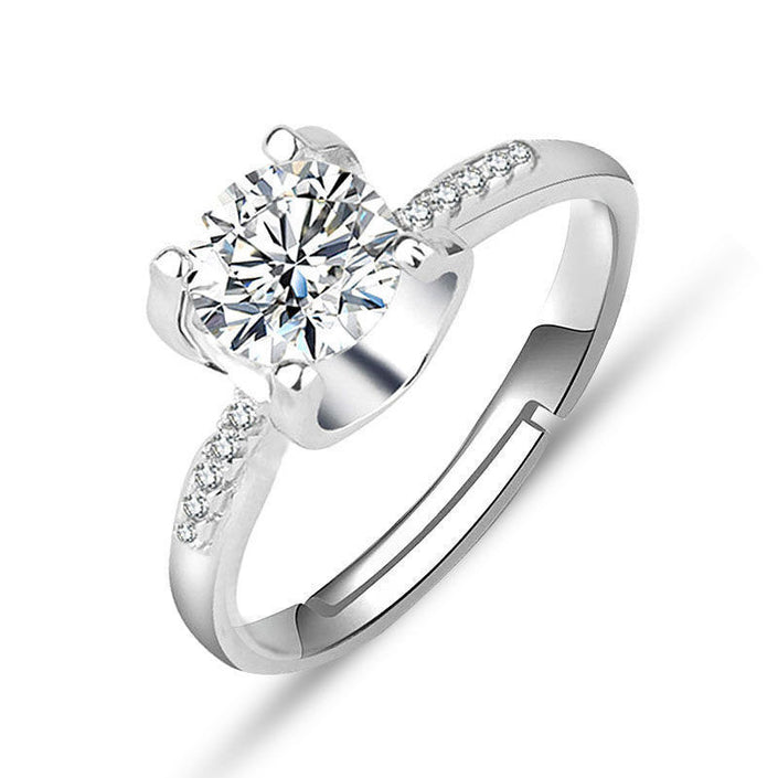 Female Ring Imitation Moissan Diamond Ring Female