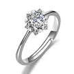 Female Ring Imitation Moissan Diamond Ring Female