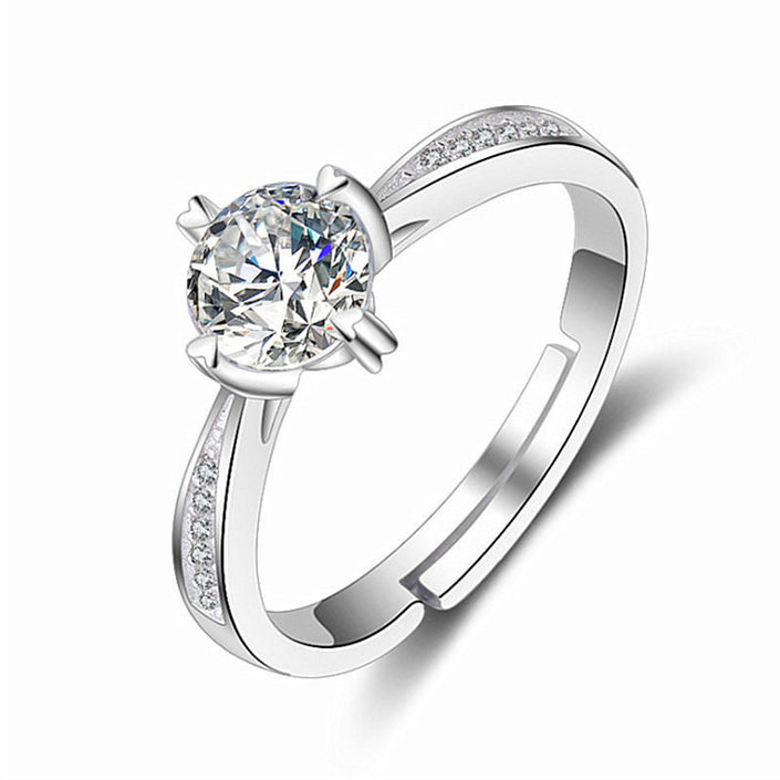 Female Ring Imitation Moissan Diamond Ring Female