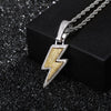 Hot Selling Lightning Hip Hop Pendant Micro-inlaid Zircon Hip Hop Fashion Trendy Hip Hop Jewelry