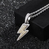 Hot Selling Lightning Hip Hop Pendant Micro-inlaid Zircon Hip Hop Fashion Trendy Hip Hop Jewelry