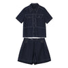 Summer Western Style French Short Sleeve Shorts Suit Women