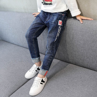 Kids Boys Jeans Baby Clothes Classic Pants Children Denim Clothing