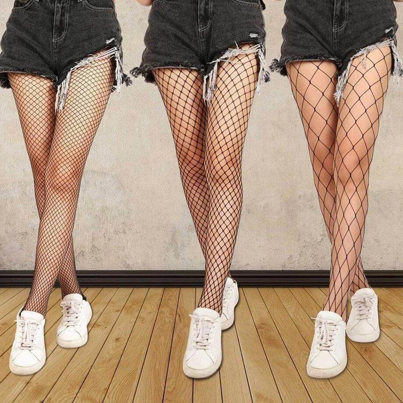 Hollow Out Pantyhose Women Stockings Club Party Hosiery Mesh