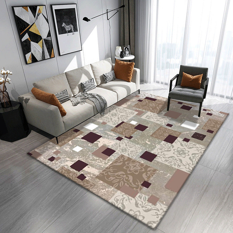 Carpet Light Luxury Villa Living Room Sofa Coffee Table Carpet Abstract Gradient Simple Bedroom Carpet Modern Minimalist Floor Mat