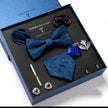 New Men's Gift Box Tie Fashion Business Striped Necktie Square Scarf Combination Set Gift Box Gift