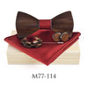 Men And Women Fashion Wedding Party Wooden Bow Tie