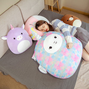 Cute Fat Fat Plush Toy Animal Doll Kawaii  Deer Pig Soft Pillow