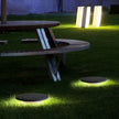 Eco-friendly black stone shape lamp garden Light Led light