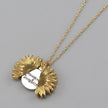 Sunshine Sunflower Necklace Women Men