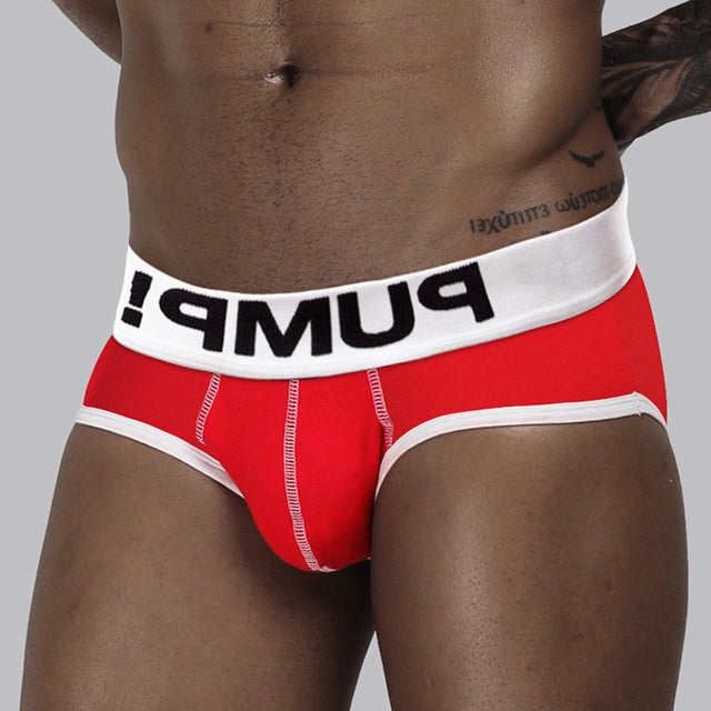 Breathable Cotton Gay Sexy Underwear Men Jockstrap Briefs