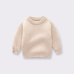 Baby Sweater Warm Loose Knit Coat