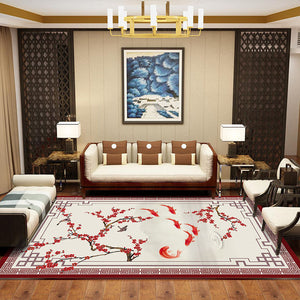 European style carpet in the living room