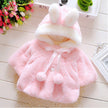 Samantha Rabbit Hood Coat