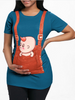 short-sleeved large size maternity dress pregnant women T-shirt round neck shirt