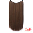 Straight And Curly Hair High Temperature Silk Fish Line Hair Extension Piece