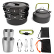 Outdoor Camping Cookware Travel Tableware Cutlery Utensils Hiking Picnic Camping Cookware Set