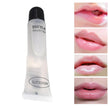 Clear tube colorless moisturizing lip oil