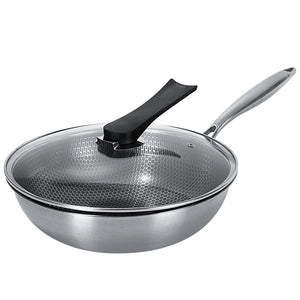 Stainless Steel Wok Non-stick Pan Frying Pan Kitchen Tools