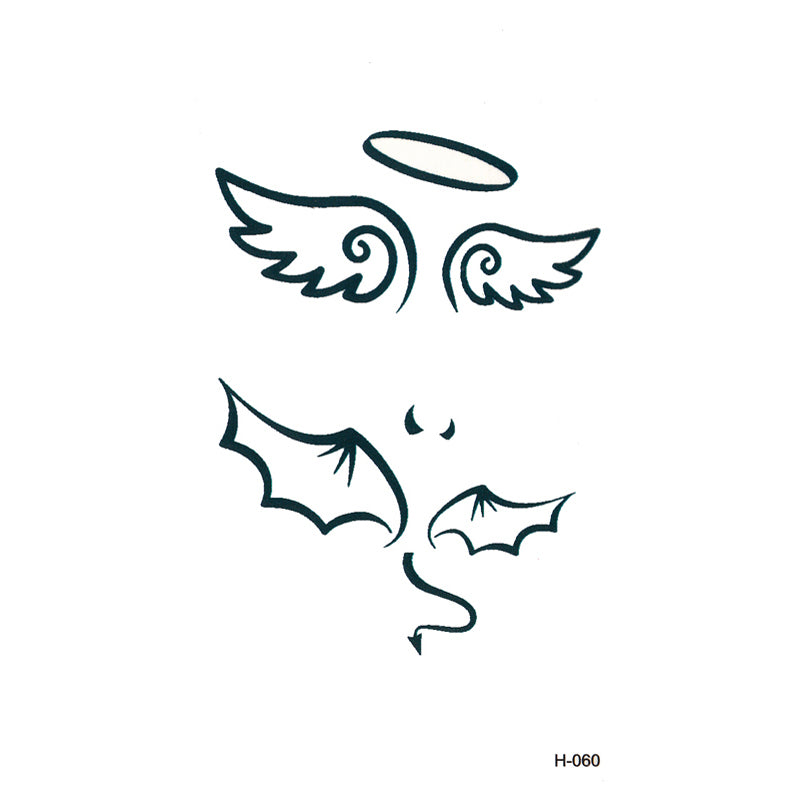 Painted Tattoo Wings Beauty Tattoo Sticker