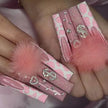 Cotton Candy Ball Diamond Wear Ballet Armor Gentle Girl Nail Sticker Fake