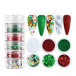 One-piece Bottle Christmas Nail Sequins Glitter Ornament