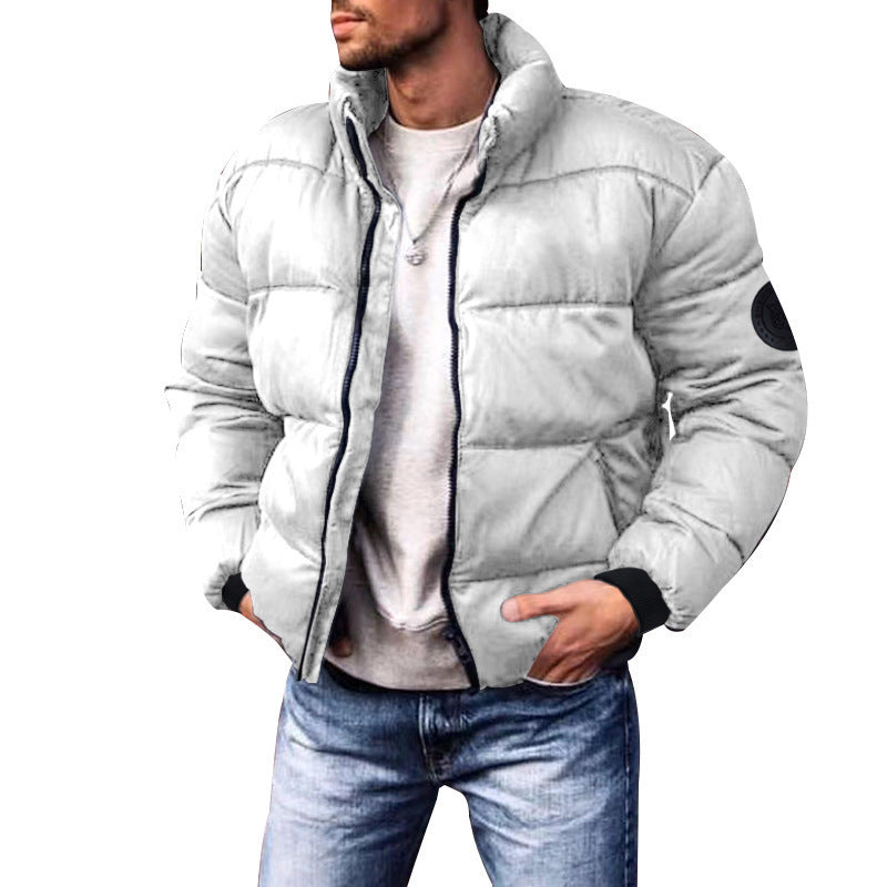 Coat Stand-up Collar Downcotton-padded Jacket Thickened Men's Cotton Jackets