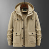 Cotton-padded Coat For Men Plus-sized Velvet Padded Thickened Coat