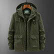 Cotton-padded Coat For Men Plus-sized Velvet Padded Thickened Coat