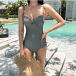 Swimsuit Feminine One-Piece Bikini, Belly Slimming Hot Spring Swimming Suit