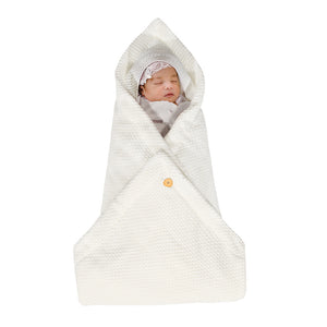 Baby jacquard plus velvet sleeping bag multi-purpose