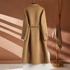 Alpscommerce New Long Suit Collar Cashmere Coat For Women