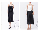 Triacetate Satin High Waist Slimming Skirt Hip-wrapped Fishtail Skirt