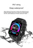 New KT58 Smart Watch 169 Bluetooth Heart Rate Blood Pressure Oximeter Step Smart Sport Bracelet