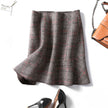 Double Faced Wool Lotus Leaf Woolen Skirt