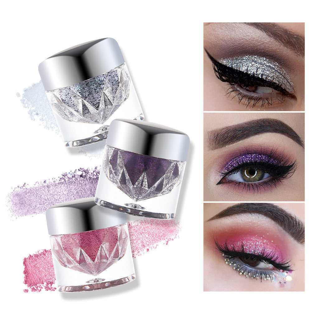 Metal pearl glitter eyeshadow powder