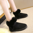 Snow Boots For Women Winter Warm Slip On Fluffy Platform Comfy