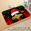 Christmas carpet flannel mat