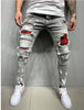 Men's paint jeans