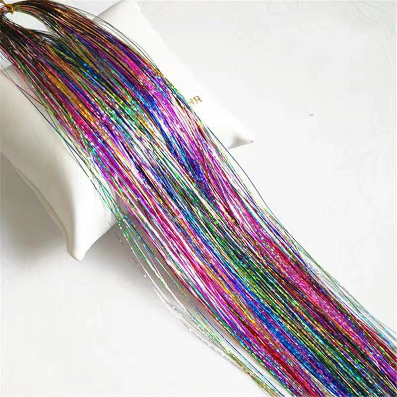 Laser hair color hair extension