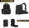 Tactical Range Backpack Bag 3 Pistol Carrying Case