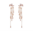 Shining Star Tassel Earrings Back Hanging Exquisite Earrings